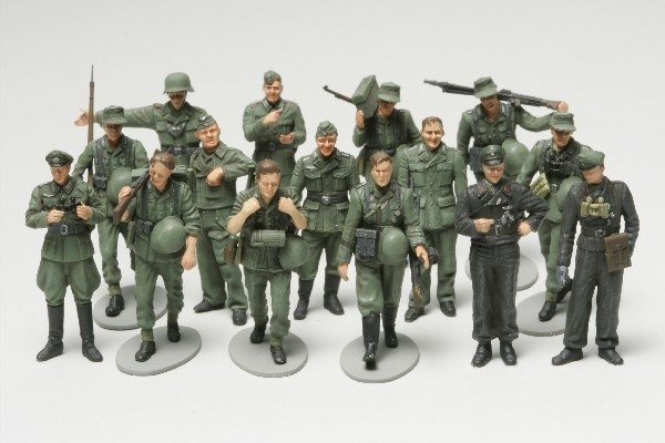 Tamiya 1/48 Tysk infanteri på manøvre ryhmässä URHEILU, VAPAA-AIKA JA HARRASTUS / Harrastus / Muovimallit / Hahmot @ TP E-commerce Nordic AB (A06397)