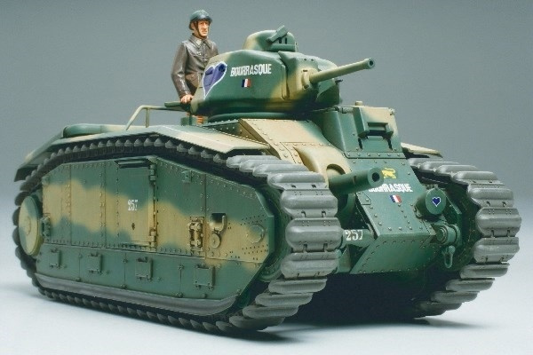 Tamiya 1/35 French battle tank B1 bis ryhmässä URHEILU, VAPAA-AIKA JA HARRASTUS / Harrastus / Muovimallit / Sotilasajoneuvot (maa) @ TP E-commerce Nordic AB (A06408)