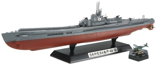 Tamiya 1/350 Japanese Navy Submarine I-400 ryhmässä URHEILU, VAPAA-AIKA JA HARRASTUS / Harrastus / Muovimallit / Alukset @ TP E-commerce Nordic AB (A06430)