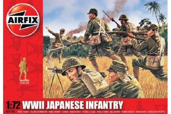 Airfix Japanese Infantry ryhmässä URHEILU, VAPAA-AIKA JA HARRASTUS / Harrastus / Muovimallit / Hahmot @ TP E-commerce Nordic AB (A06439)