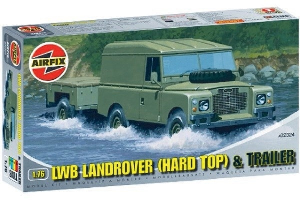 Airfix LWB Landrover(hard top) & Trailer 03/08 ryhmässä URHEILU, VAPAA-AIKA JA HARRASTUS / Harrastus / Muovimallit / Sotilasajoneuvot (maa) @ TP E-commerce Nordic AB (A06443)