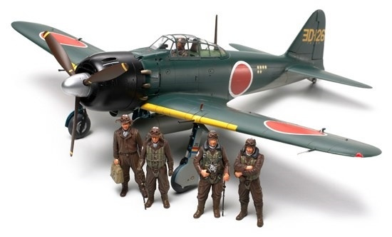 Tamiya 1/48 A6M5/5a Zero (Zeke) ryhmässä URHEILU, VAPAA-AIKA JA HARRASTUS / Harrastus / Muovimallit / Lentokoneet/Helikopterit @ TP E-commerce Nordic AB (A06455)