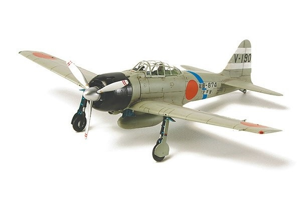 Tamiya 1/72 A6M3 Zero Model 32 (Hamp) ryhmässä URHEILU, VAPAA-AIKA JA HARRASTUS / Harrastus / Muovimallit / Lentokoneet/Helikopterit @ TP E-commerce Nordic AB (A06512)