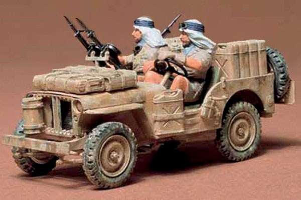 Tamiya 1/35 British SAS Jeep ryhmässä URHEILU, VAPAA-AIKA JA HARRASTUS / Harrastus / Muovimallit / Sotilasajoneuvot (maa) @ TP E-commerce Nordic AB (A06518)