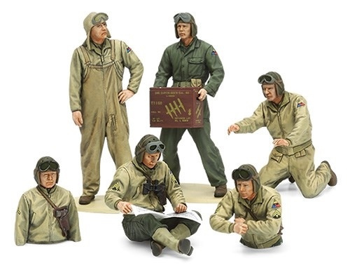 Tamiya 1/35 US Tank Crew Euro Theater ryhmässä URHEILU, VAPAA-AIKA JA HARRASTUS / Harrastus / Muovimallit / Sotilasajoneuvot (maa) @ TP E-commerce Nordic AB (A06574)