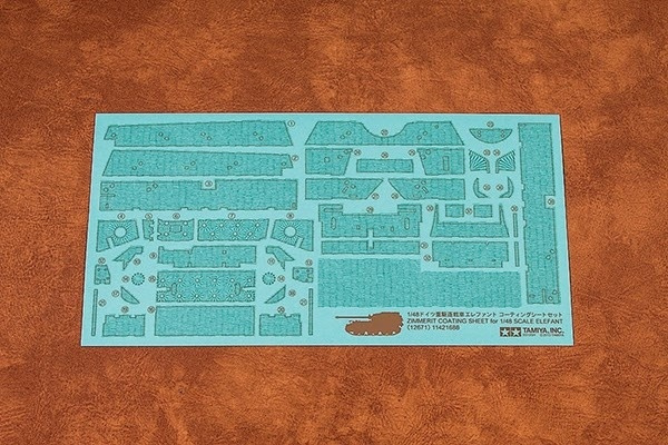 Tamiya 1/48 Elefant Zimmerit Sheet ryhmässä URHEILU, VAPAA-AIKA JA HARRASTUS / Harrastus / Muovimallit / Sotilasajoneuvot (maa) @ TP E-commerce Nordic AB (A06625)