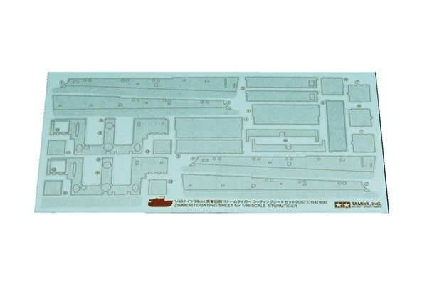 Tamiya 1/48 Zimmerit Coating Sheet for Sturmtiger ryhmässä URHEILU, VAPAA-AIKA JA HARRASTUS / Harrastus / Muovimallit / Sotilasajoneuvot (maa) @ TP E-commerce Nordic AB (A06631)