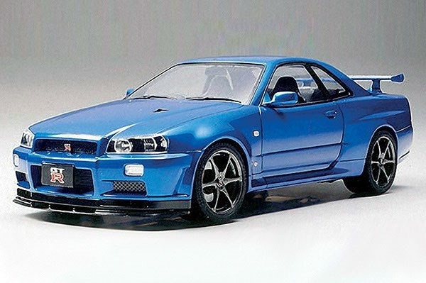 Tamiya 1/24 Nissan Skyline GT-R V spec II ryhmässä URHEILU, VAPAA-AIKA JA HARRASTUS / Harrastus / Muovimallit / Autot @ TP E-commerce Nordic AB (A06637)