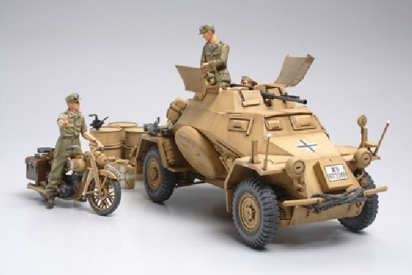 Tamiya 1/35 Sd.Kfz.222 North Africa ryhmässä URHEILU, VAPAA-AIKA JA HARRASTUS / Harrastus / Muovimallit / Sotilasajoneuvot (maa) @ TP E-commerce Nordic AB (A06677)