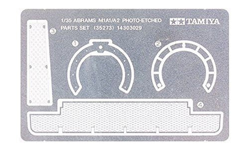 Tamiya 1/35 M1A1/A2 Photo-Etched Parts ryhmässä URHEILU, VAPAA-AIKA JA HARRASTUS / Harrastus / Muovimallit / Sotilasajoneuvot (maa) @ TP E-commerce Nordic AB (A06678)