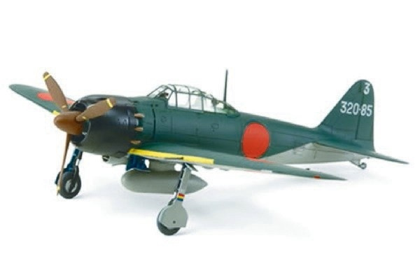 Tamiya 1/72 A6M5 Zero (Zeke) ryhmässä URHEILU, VAPAA-AIKA JA HARRASTUS / Harrastus / Muovimallit / Lentokoneet/Helikopterit @ TP E-commerce Nordic AB (A06701)