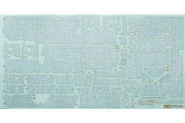 Tamiya 1/35 Elefant Zim Sheet ryhmässä URHEILU, VAPAA-AIKA JA HARRASTUS / Harrastus / Muovimallit / Sotilasajoneuvot (maa) @ TP E-commerce Nordic AB (A06722)