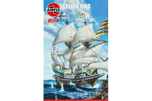 Airfix Golden Hind 1:172 ryhmässä URHEILU, VAPAA-AIKA JA HARRASTUS / Harrastus / Muovimallit / Alukset @ TP E-commerce Nordic AB (A06818)