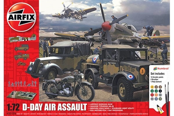 Airfix Air Assault Gift Set 1:76 ryhmässä URHEILU, VAPAA-AIKA JA HARRASTUS / Harrastus / Muovimallit / Aloituspakkaukset/Lahjapakkaukset @ TP E-commerce Nordic AB (A06872)