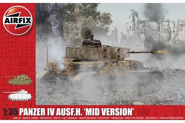 Airfix Panzer IV Ausf.H \'Mid Version ryhmässä URHEILU, VAPAA-AIKA JA HARRASTUS / Harrastus / Muovimallit / Sotilasajoneuvot (maa) @ TP E-commerce Nordic AB (A06906)