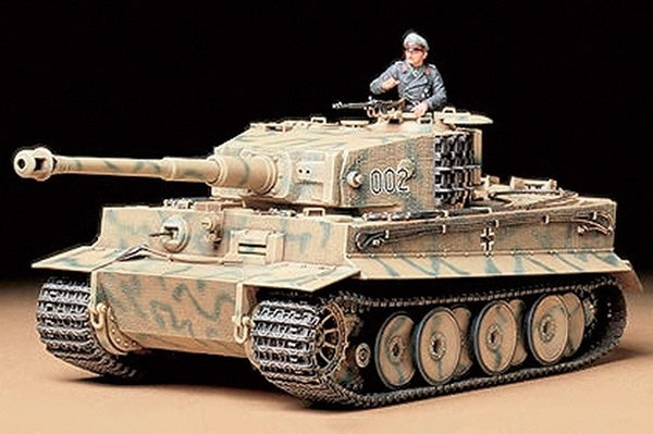 Tamiya 1/35 German Tiger I Mid production ryhmässä URHEILU, VAPAA-AIKA JA HARRASTUS / Harrastus / Muovimallit / Sotilasajoneuvot (maa) @ TP E-commerce Nordic AB (A06920)