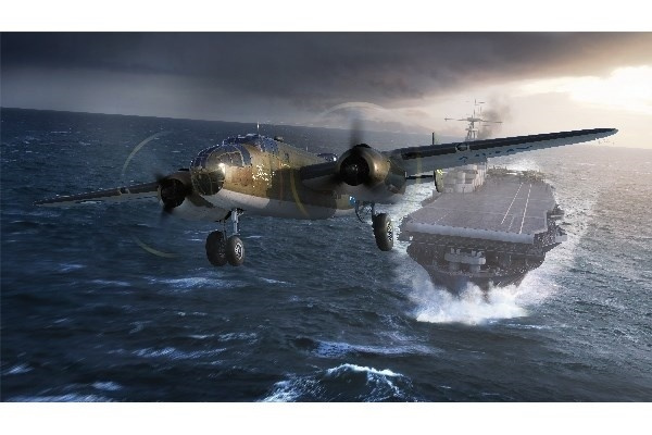 Airfix 1:72 North American B25B Mitchell ryhmässä URHEILU, VAPAA-AIKA JA HARRASTUS / Harrastus / Muovimallit / Lentokoneet/Helikopterit @ TP E-commerce Nordic AB (A06961)