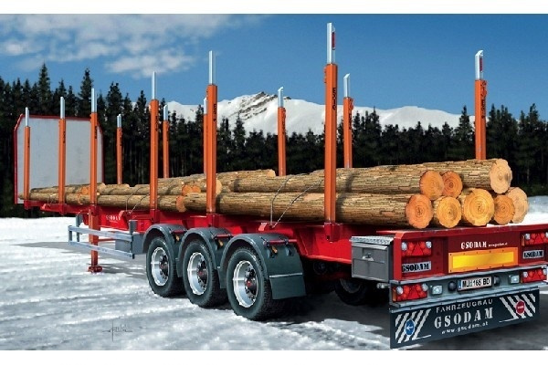 Italeri 1:24 TIMBER TRAILER ryhmässä URHEILU, VAPAA-AIKA JA HARRASTUS / Harrastus / Muovimallit / Autot @ TP E-commerce Nordic AB (A07082)