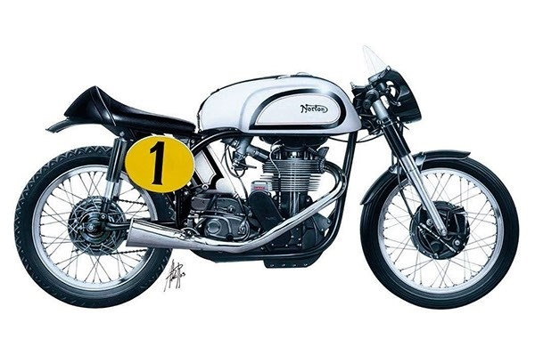 Italeri 1:9 NORTON MANX 500cc 1951 ryhmässä URHEILU, VAPAA-AIKA JA HARRASTUS / Harrastus / Muovimallit / Moottoripyörät @ TP E-commerce Nordic AB (A07116)