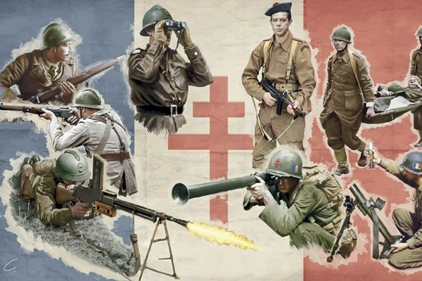 Italeri 1:72 French Infantry (WW II) ryhmässä URHEILU, VAPAA-AIKA JA HARRASTUS / Harrastus / Muovimallit / Hahmot @ TP E-commerce Nordic AB (A07243)