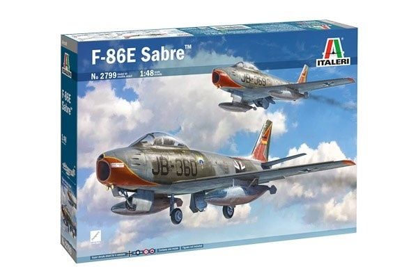 Italeri 1:48 F-86E \'Sabre ryhmässä URHEILU, VAPAA-AIKA JA HARRASTUS / Harrastus / Muovimallit / Lentokoneet/Helikopterit @ TP E-commerce Nordic AB (A07286)