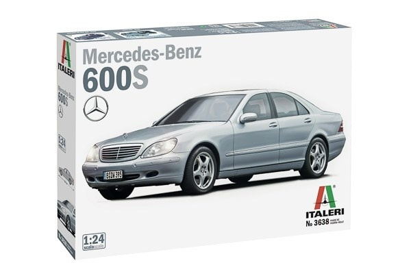 Italeri 1:24 Mercedes Benz 600 S ryhmässä URHEILU, VAPAA-AIKA JA HARRASTUS / Harrastus / Muovimallit / Autot @ TP E-commerce Nordic AB (A07298)