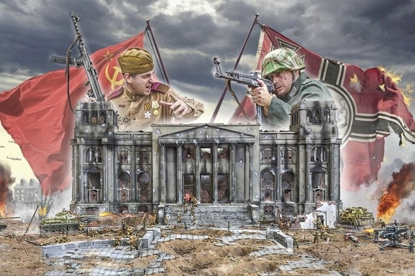 Italeri 1:72 Berlin 1945: the Reichstag conquest ryhmässä URHEILU, VAPAA-AIKA JA HARRASTUS / Harrastus / Muovimallit / Sekalaiset @ TP E-commerce Nordic AB (A07321)