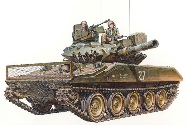 Tamiya 1:35 U.S. Airborne Tank M551 Sheridan (Vietnam War ryhmässä URHEILU, VAPAA-AIKA JA HARRASTUS / Harrastus / Muovimallit / Sotilasajoneuvot (maa) @ TP E-commerce Nordic AB (A07369)