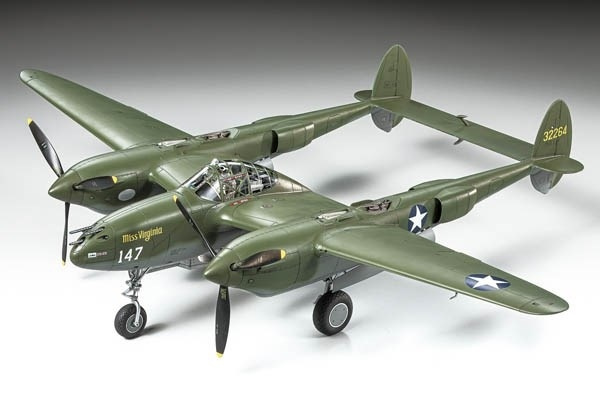 Tamiya 1:48 Lockheed® P-38®F/G Lightning® ryhmässä URHEILU, VAPAA-AIKA JA HARRASTUS / Harrastus / Muovimallit / Lentokoneet/Helikopterit @ TP E-commerce Nordic AB (A07386)