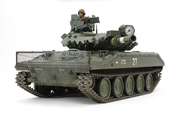 Tamiya 1:16 U.S. Airborne Tank M551 Sheridan ryhmässä URHEILU, VAPAA-AIKA JA HARRASTUS / Harrastus / Muovimallit / Sotilasajoneuvot (maa) @ TP E-commerce Nordic AB (A07388)