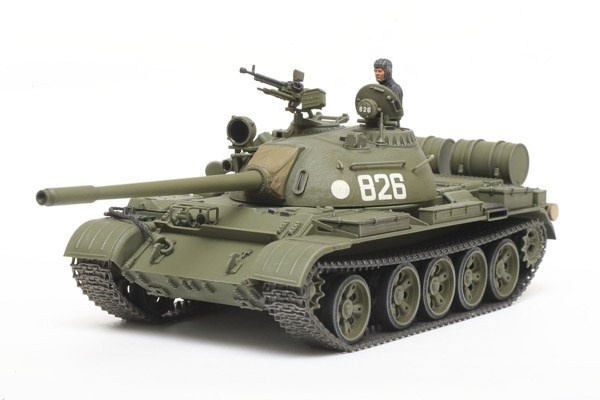 Tamiya 1:48 Russian Medium Tank T-55 ryhmässä URHEILU, VAPAA-AIKA JA HARRASTUS / Harrastus / Muovimallit / Sotilasajoneuvot (maa) @ TP E-commerce Nordic AB (A07395)