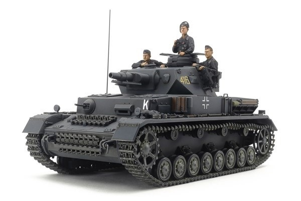 Tamiya 1/35 German Tank Panzerkampfwagen IV Ausf.F ryhmässä URHEILU, VAPAA-AIKA JA HARRASTUS / Harrastus / Muovimallit / Sotilasajoneuvot (maa) @ TP E-commerce Nordic AB (A07411)