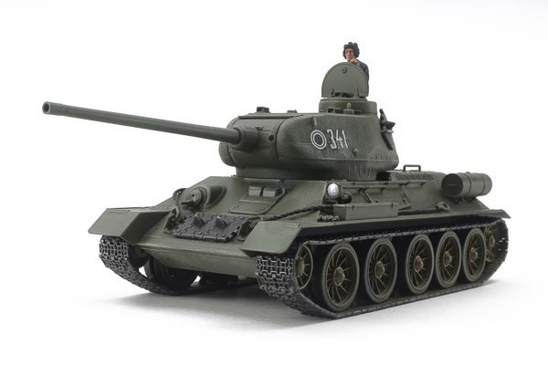 Tamiya 1/48 Russian Medium Tank T-34-85 ryhmässä URHEILU, VAPAA-AIKA JA HARRASTUS / Harrastus / Muovimallit / Sotilasajoneuvot (maa) @ TP E-commerce Nordic AB (A07416)