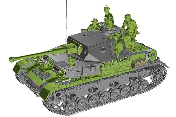 Tamiya 1/35 German Tank Panzerkampfwagen IV Ausf. G ryhmässä URHEILU, VAPAA-AIKA JA HARRASTUS / Harrastus / Muovimallit / Sotilasajoneuvot (maa) @ TP E-commerce Nordic AB (A07421)