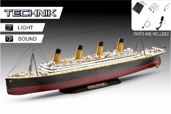 Revell 1:400 RMS Titanic ryhmässä URHEILU, VAPAA-AIKA JA HARRASTUS / Harrastus / Muovimallit / Alukset @ TP E-commerce Nordic AB (A07435)