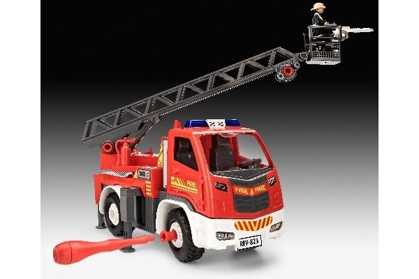 Revell Fire Truck - Ladder Unit ryhmässä URHEILU, VAPAA-AIKA JA HARRASTUS / Harrastus / Muovimallit / Junioripakkaukset @ TP E-commerce Nordic AB (A07461)