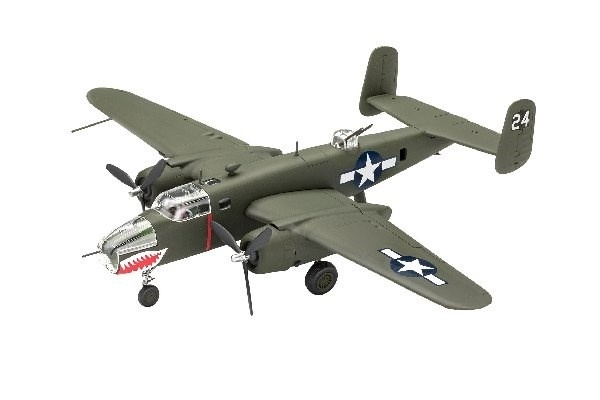 Revell B-25 Mitchell ryhmässä URHEILU, VAPAA-AIKA JA HARRASTUS / Harrastus / Muovimallit / Lentokoneet/Helikopterit @ TP E-commerce Nordic AB (A07583)