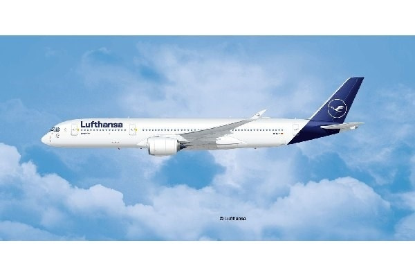Revell Airbus A350-900 Lufthansa New Li ryhmässä URHEILU, VAPAA-AIKA JA HARRASTUS / Harrastus / Muovimallit / Lentokoneet/Helikopterit @ TP E-commerce Nordic AB (A07618)