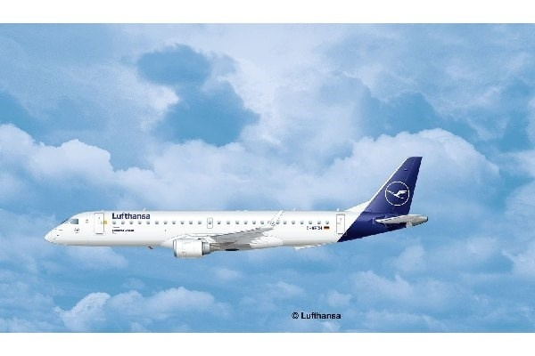 Revell Embraer 190 Lufthansa New Livery ryhmässä URHEILU, VAPAA-AIKA JA HARRASTUS / Harrastus / Muovimallit / Lentokoneet/Helikopterit @ TP E-commerce Nordic AB (A07620)