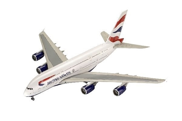 Revell A380-800 British Airways ryhmässä URHEILU, VAPAA-AIKA JA HARRASTUS / Harrastus / Muovimallit / Lentokoneet/Helikopterit @ TP E-commerce Nordic AB (A07650)