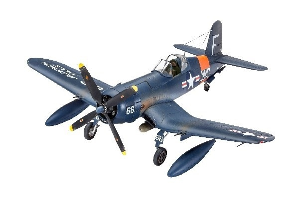 Revell F4U-4 Corsair ryhmässä URHEILU, VAPAA-AIKA JA HARRASTUS / Harrastus / Muovimallit / Lentokoneet/Helikopterit @ TP E-commerce Nordic AB (A07667)