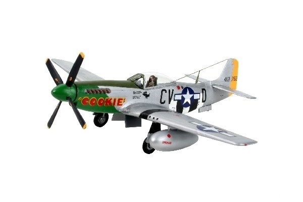 Revell P-51D Mustang ryhmässä URHEILU, VAPAA-AIKA JA HARRASTUS / Harrastus / Muovimallit / Lentokoneet/Helikopterit @ TP E-commerce Nordic AB (A07690)