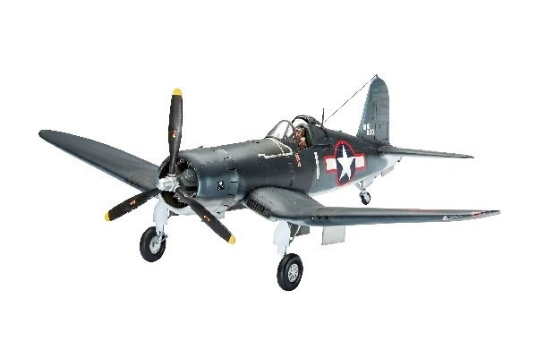 Revell Vought F4U-1A CORSAIR ryhmässä URHEILU, VAPAA-AIKA JA HARRASTUS / Harrastus / Muovimallit / Lentokoneet/Helikopterit @ TP E-commerce Nordic AB (A07716)