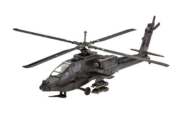 Revell AH-64A Apache ryhmässä URHEILU, VAPAA-AIKA JA HARRASTUS / Harrastus / Muovimallit / Lentokoneet/Helikopterit @ TP E-commerce Nordic AB (A07753)