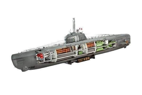 Revell U-Boat XXI Type w, Interieur ryhmässä URHEILU, VAPAA-AIKA JA HARRASTUS / Harrastus / Muovimallit / Alukset @ TP E-commerce Nordic AB (A07761)