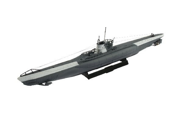 Revell German Submarine Type VII C ryhmässä URHEILU, VAPAA-AIKA JA HARRASTUS / Harrastus / Muovimallit / Alukset @ TP E-commerce Nordic AB (A07763)