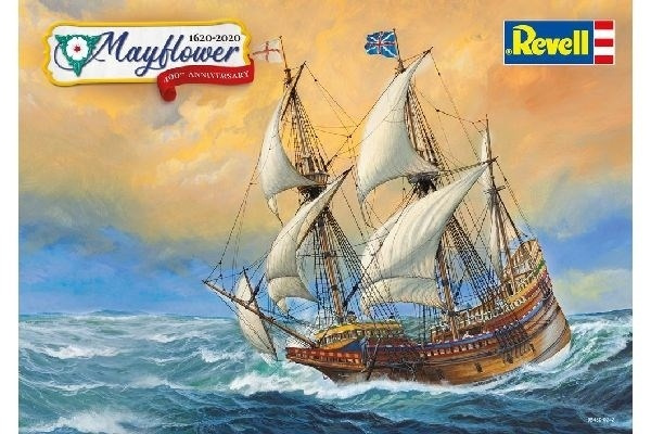 Revell 1:83 Gift Set Mayflower 400th Anniversary ryhmässä URHEILU, VAPAA-AIKA JA HARRASTUS / Harrastus / Muovimallit / Aloituspakkaukset/Lahjapakkaukset @ TP E-commerce Nordic AB (A07814)