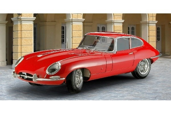 Revell 1:24 Jaguar E-Type (Coupé) ryhmässä URHEILU, VAPAA-AIKA JA HARRASTUS / Harrastus / Muovimallit / Autot @ TP E-commerce Nordic AB (A07926)