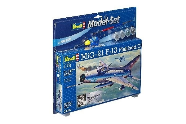 Revell Model Set MiG-21 F-13 Fishbed C ryhmässä URHEILU, VAPAA-AIKA JA HARRASTUS / Harrastus / Muovimallit / Aloituspakkaukset/Lahjapakkaukset @ TP E-commerce Nordic AB (A08079)
