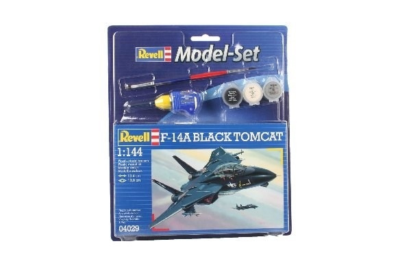Revell Model Set F-14A Black Tomcat ryhmässä URHEILU, VAPAA-AIKA JA HARRASTUS / Harrastus / Muovimallit / Aloituspakkaukset/Lahjapakkaukset @ TP E-commerce Nordic AB (A08090)